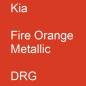 Preview: Kia, Fire Orange Metallic, DRG.